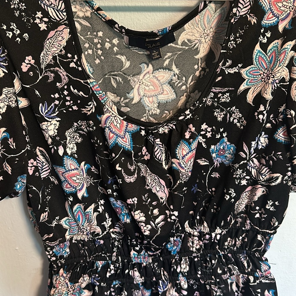 Eclair Floral Blouse size L - Picture 2 of 3